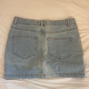 Forever 21 Light Blue Denim Skirt